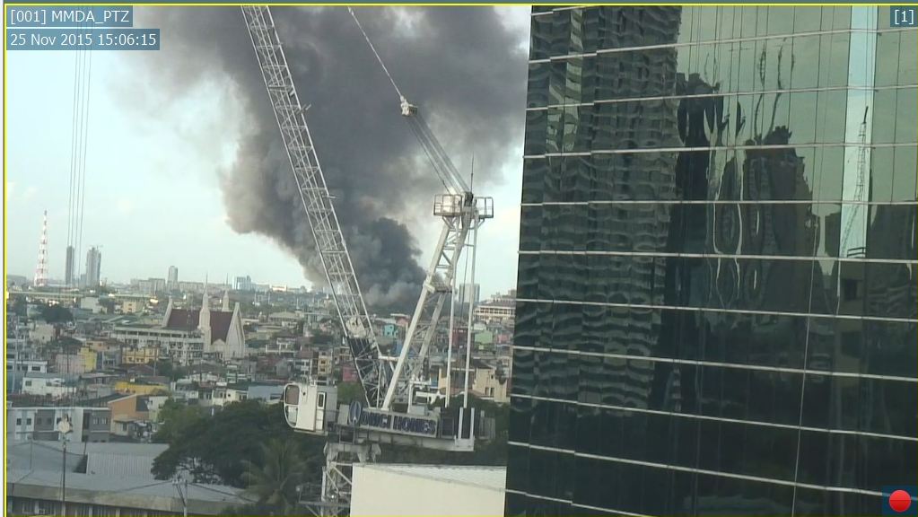MMDA's tweet photo. FIRE ALERT: As of 2:34 PM, involving residential at Blk. 32 Brgy. Addition Hills Mandaluyong City now on 5th alarm. https://t.co/CqjPhYW3jV