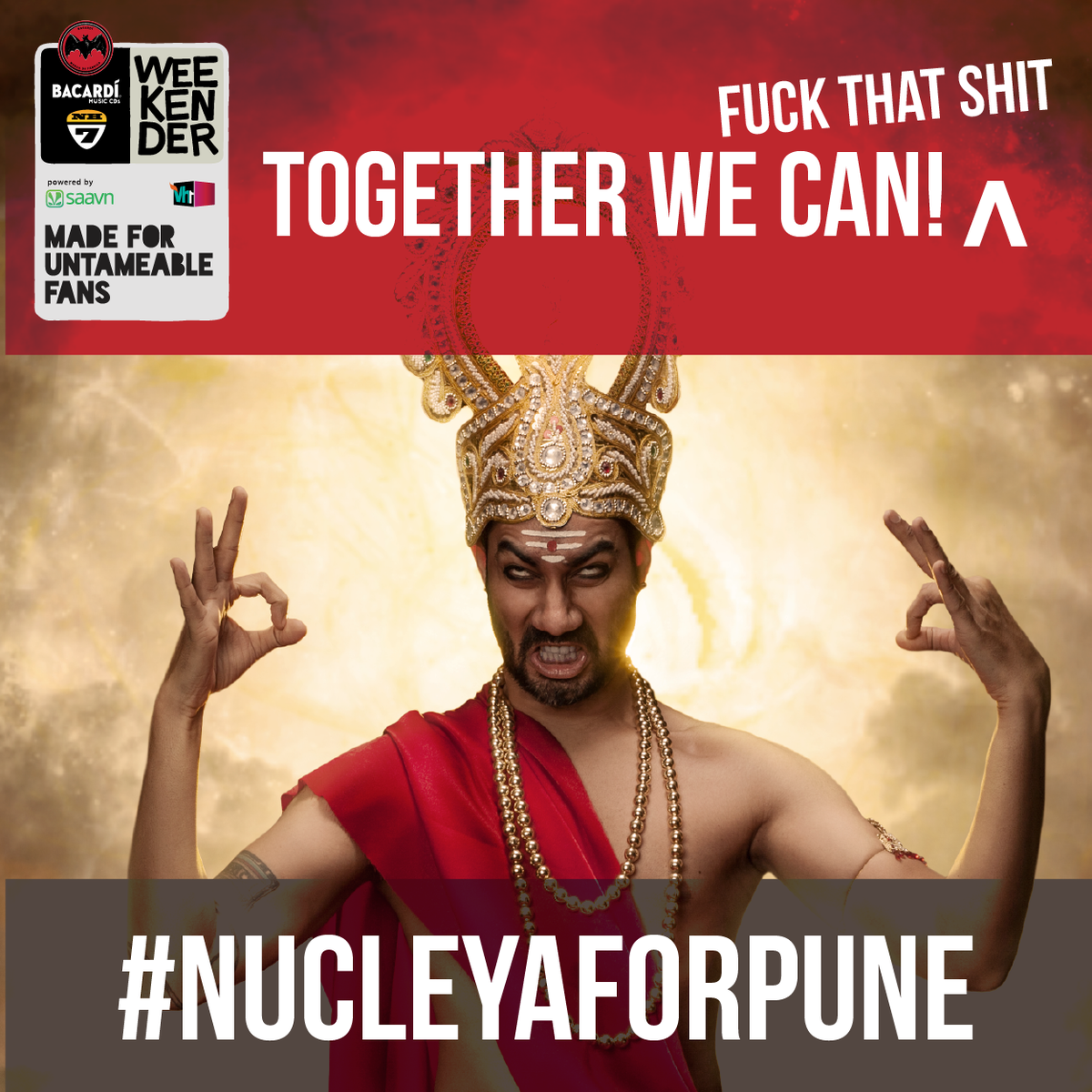 NH7's tweet photo. This is not a drill. Will @Nucleya play in Pune? Hit us up at 12.30pm and take the final decision. #NucleyaforPune https://t.co/wTfIIdKptk