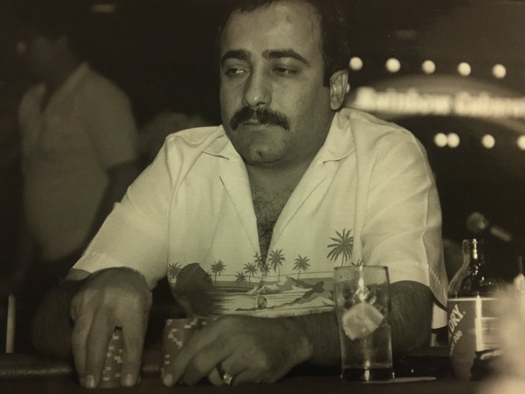 Happy birthday dad! Throwback!Found these gems from a final table. Not even sure what year this is from. #gem