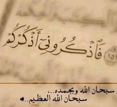 سبحان الله وبحمده سبحان الله العظيم عددخلقه ورضانفسه وزنة عرشه ومداد كلماته