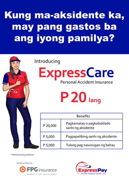 Expresspay2011's tweet image. Insured ka na ba? Sa #Expresspay P20 lng, siguradong INSURED ka!
Para sa mga detalye, youtube.com/watch?v=-safjJ…