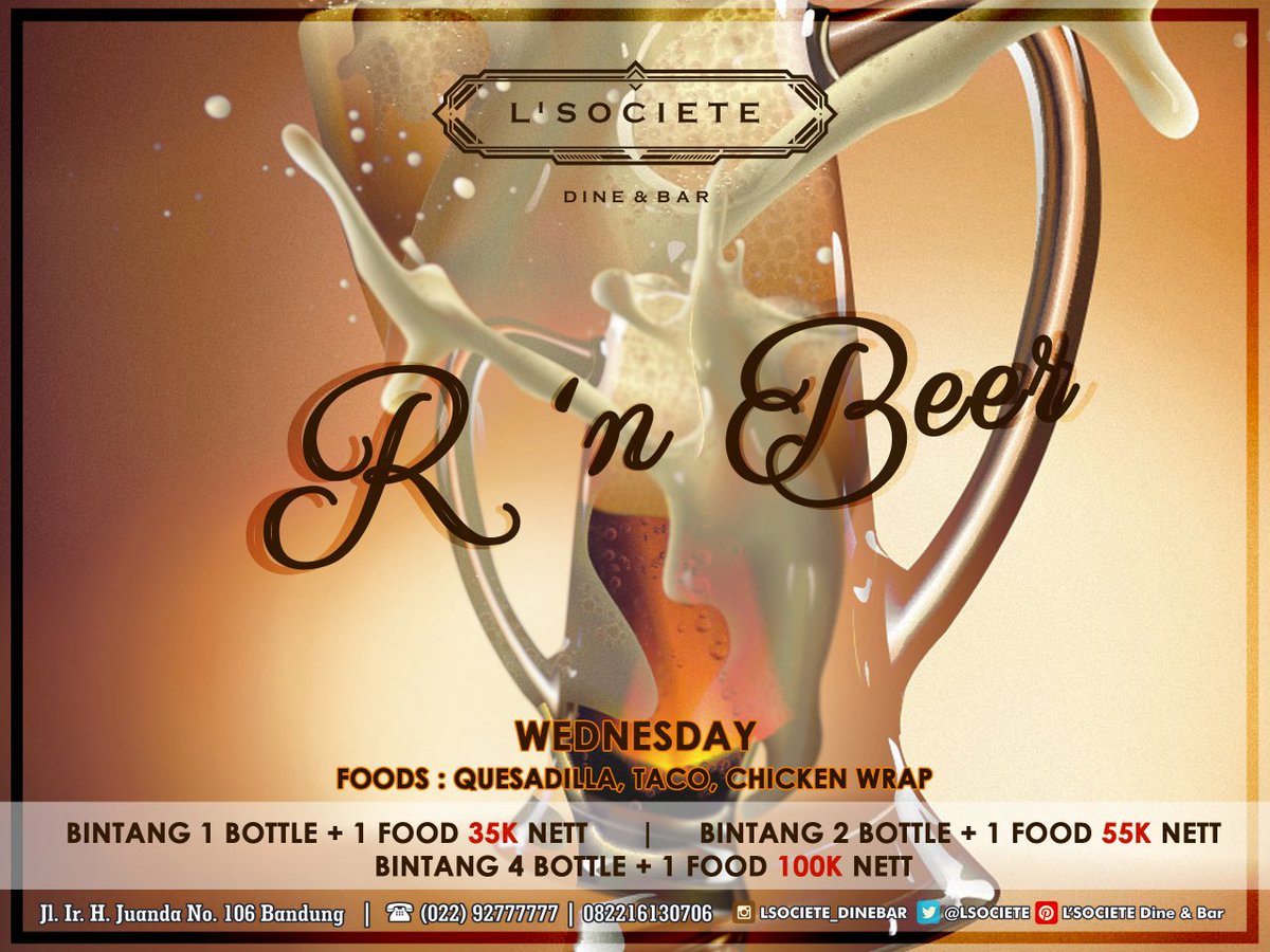 R 'n Beer today ! See u guysss !