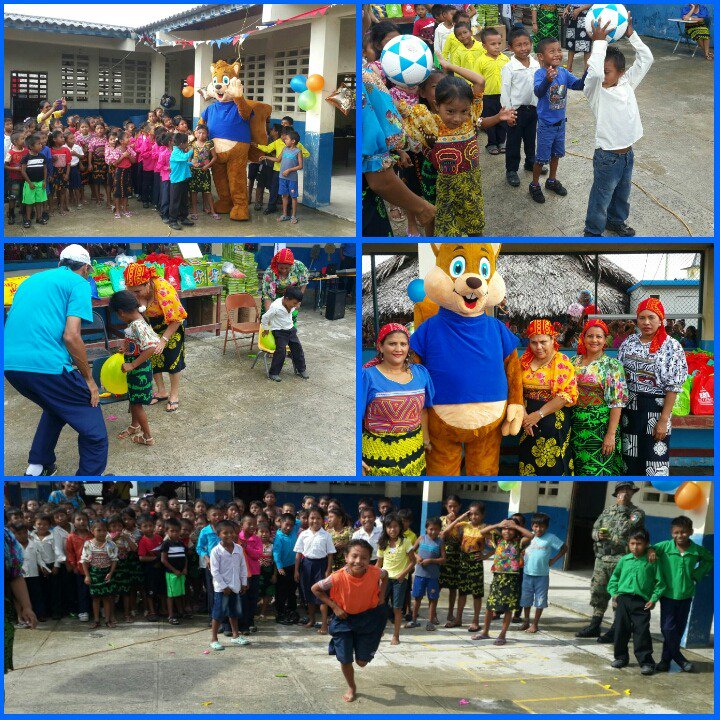 #PandeportesTeInvita a conocer las actividades en el cierre de CETIPPAT en Guna Ayala. Llevando alegría a los niños!
