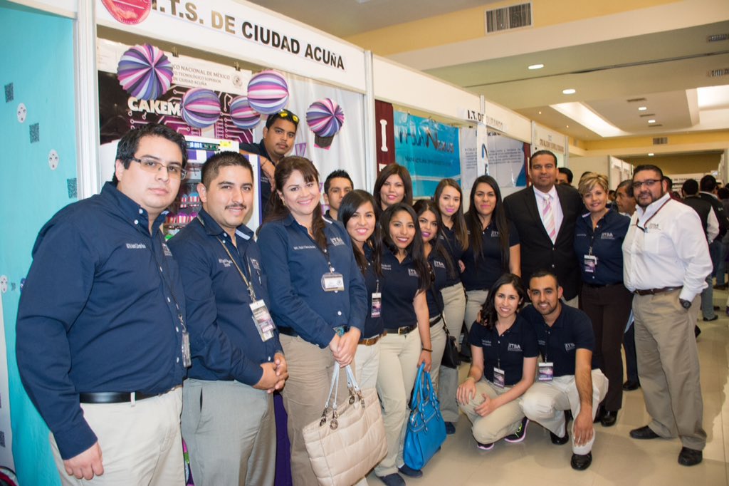 ItsaTecAcuna's tweet photo. El representativo del #TecAcuña presente en el Evento Nacional de Innovación Tecnológica 2015 #TecNM #ENIT2015 https://t.co/BukEeyi01d