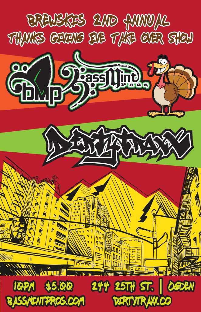 bassmintpros's tweet image. Tomorrow @BrewskisOtown with @B_jParker @dirtytraxx @ransomleif @MadmaxmusicK @WeirdBeard435 @elevatedcomm BOOM!