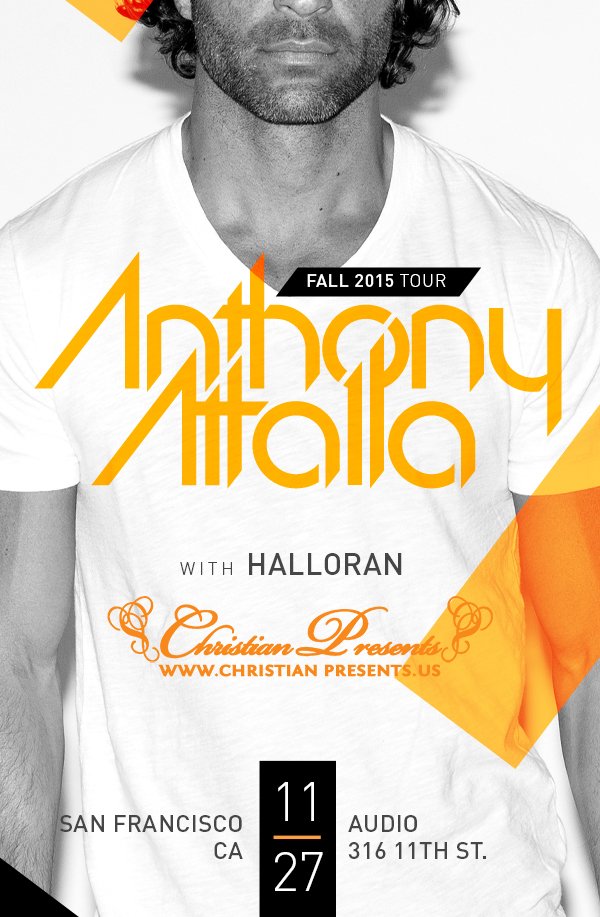 FRIDAY NIGHT, WE ARE BACK <a href="/AudioSF/">Audio SF</a> FINALLY W/<a href="/AnthonyAttalla/">Anthony Attalla</a> ARE U READY FOR IT? Guest List: anthonyattallaataudio.eventbrite.com