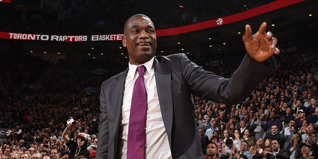 ATLHawks's tweet photo. Based on the outcome tonight, we're gonna need to re-retire your jersey every night Dikembe.

#Winning https://t.co/9RpFL70wMi