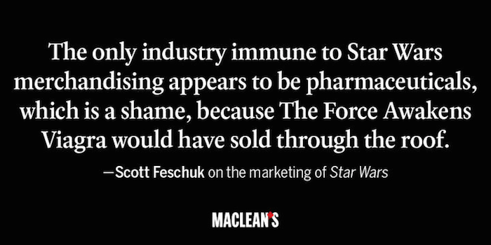 macleans's tweet image. The (marketing) Force Awakens: ow.ly/V1q6R