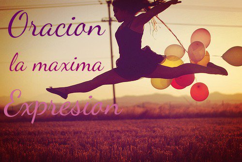 HayMVaaa's tweet photo. La oracion es #expresion... no podemos vivir sin expresarnos (responder a algo.. circunstancias, emociones, ideas) https://t.co/9tqTv3svtf