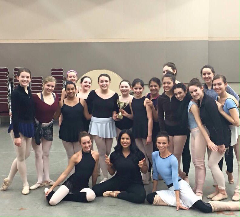 CCConcertBallet's tweet photo. @Action10News Company dancers with Tessa for the Ballet Challenge! #takeontessa #CCCB #TheNutcracker2015 https://t.co/f84joX21Dc