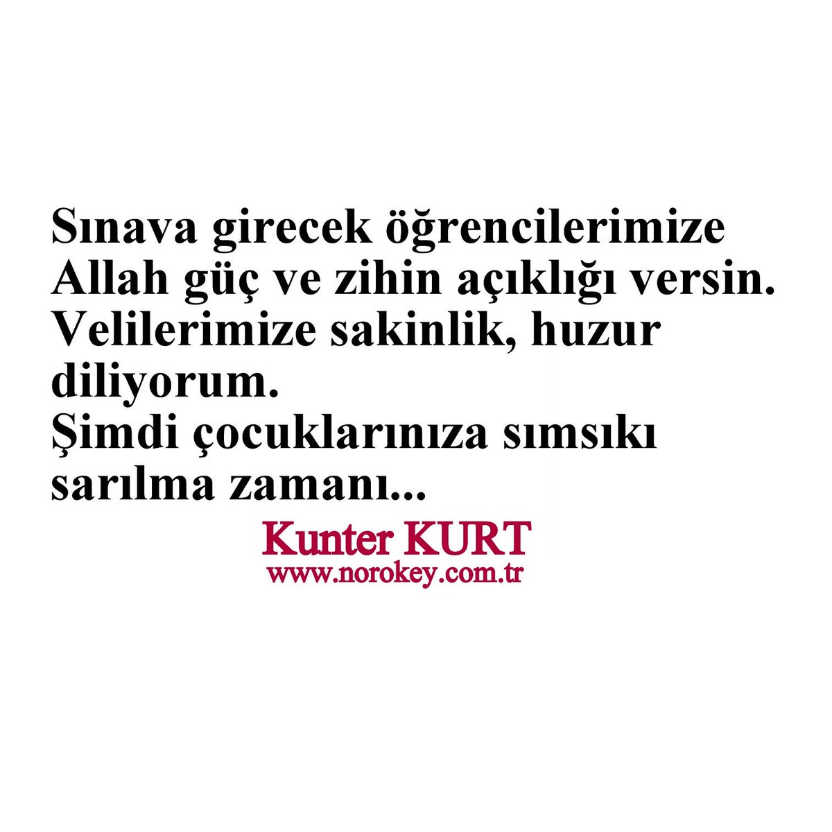 Öğrencilerimize ve velilerimize başarılar diliyorum..
#NÖROKEY