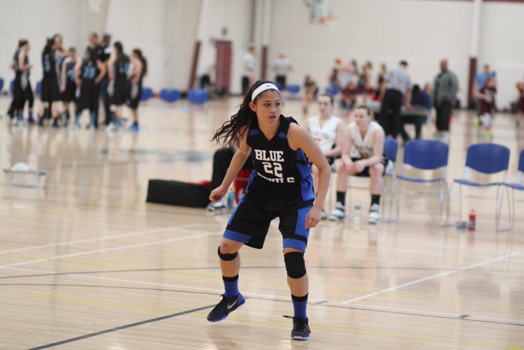 NSBlueDevils's tweet photo. S/O 2 NSBlueDevils Janine Fajardo (2016 Stevenson HS) 4 being a defensive stopper 2night #IGotBall https://t.co/GTzGuCXTZb