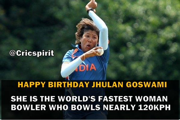 Happy Birthday Jhulan Goswami... 