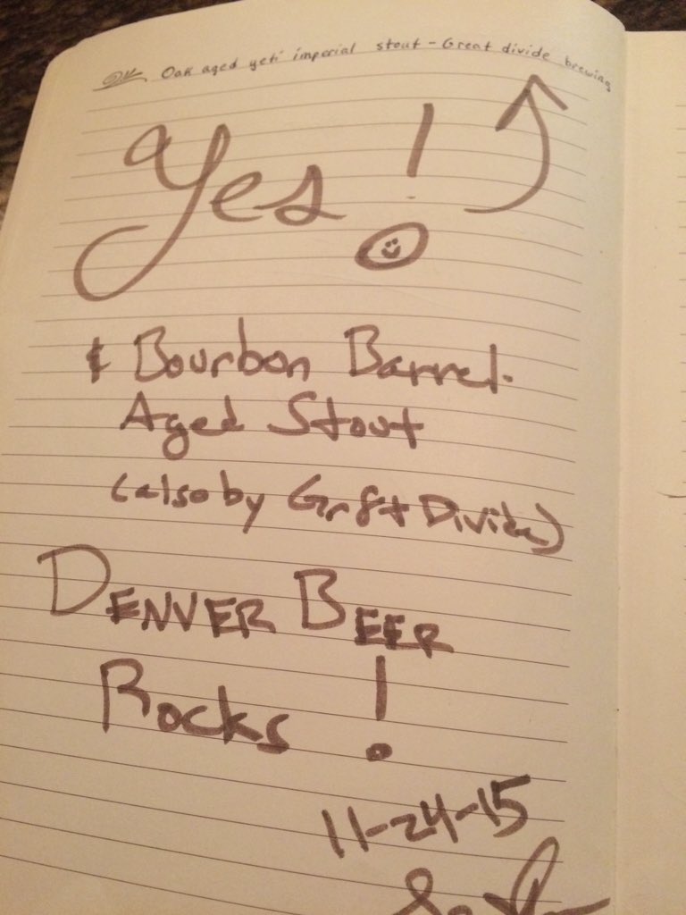 audaxcyclist's tweet photo. I think @PangaeaCafe in #Sacramento should carry @greatdividebrew Bourbon Barrel Aged Stout #craftbrew #Denver #Beer https://t.co/JIKMUxDts0