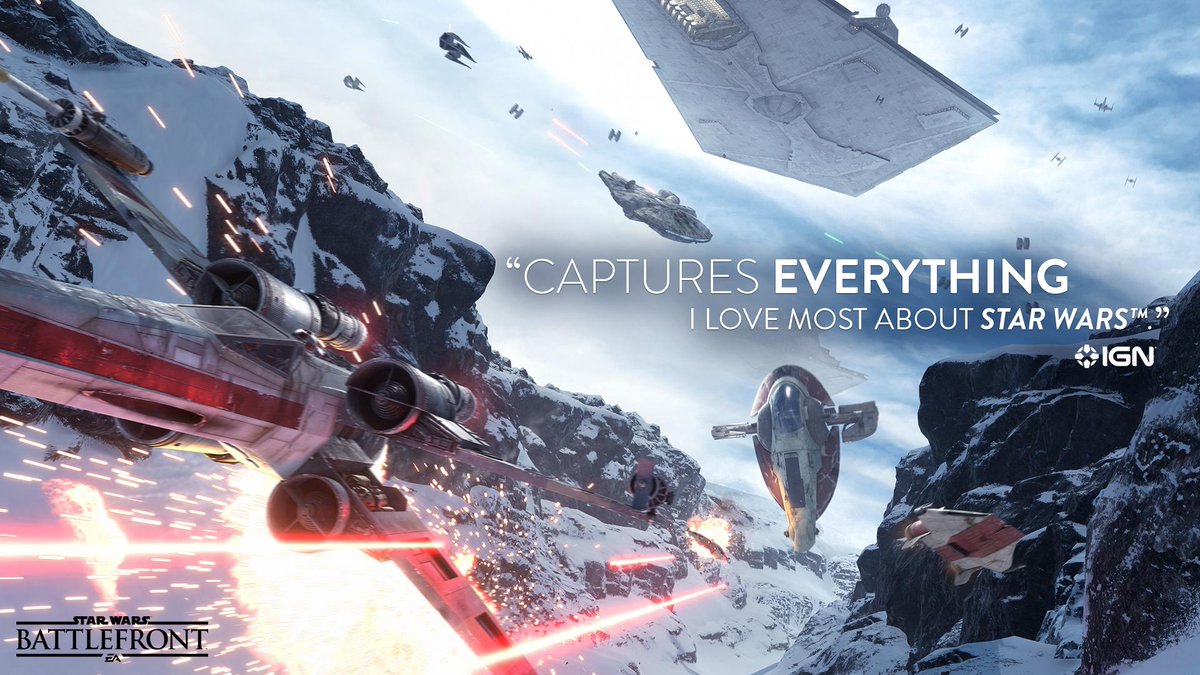 EAStarWars's tweet image. IGN had a blast playing #StarWarsBattlefront: bit.ly/1OfFgOY