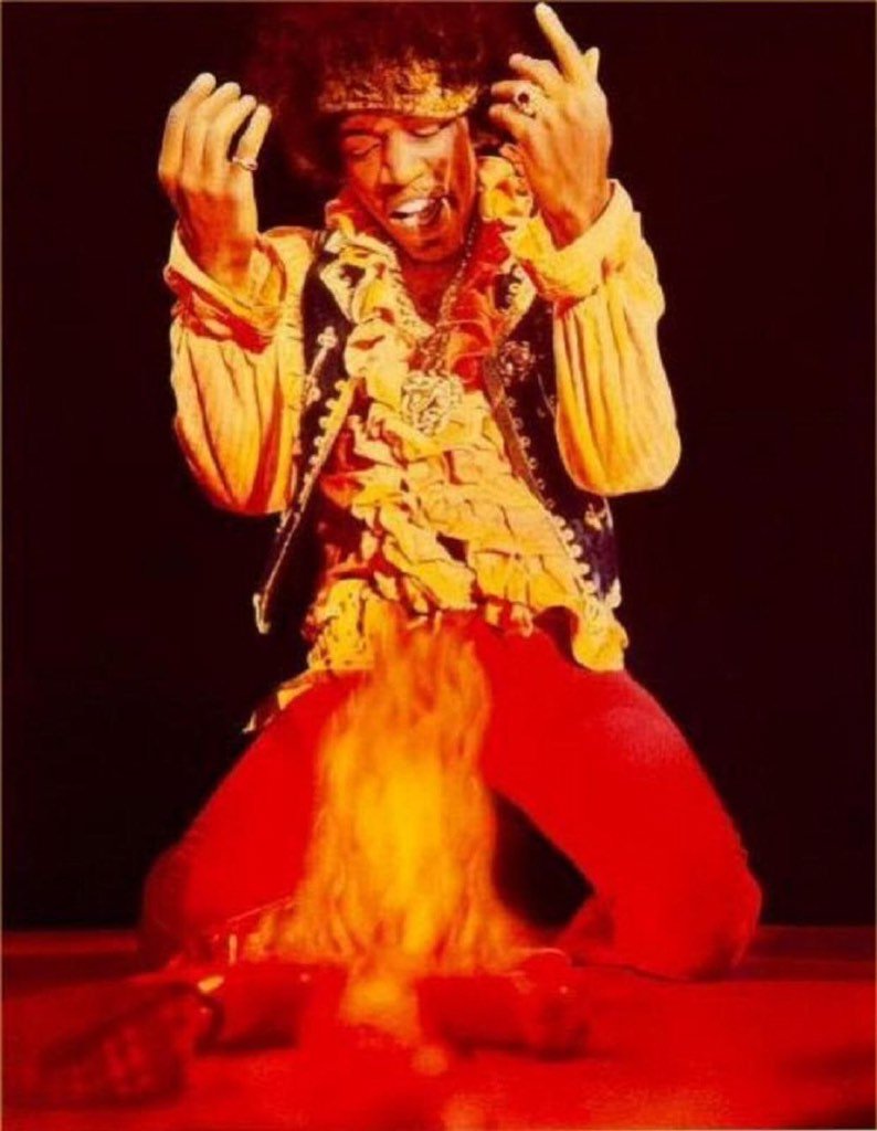 KenFroMD's tweet photo. Thanks to Jimi there's one more lefty with a Fender here! #HendrixWeek #AlterYourAxis https://t.co/WvD11nnQqW