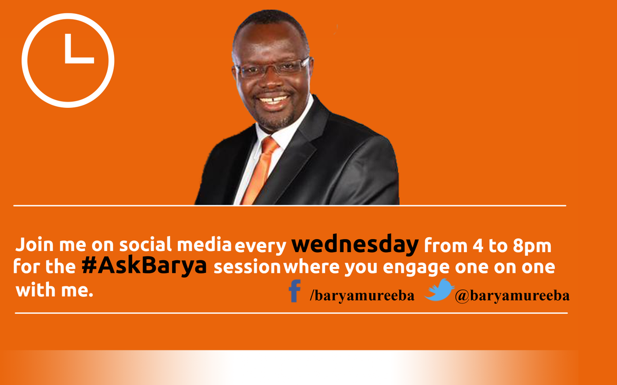 baryamureeba's tweet photo. The #AskBarya session is here again today Wednesday 25/11/2015 from 4pm to 8pm. #Barya2016 #UgandaDecides https://t.co/afHUJtBXp6