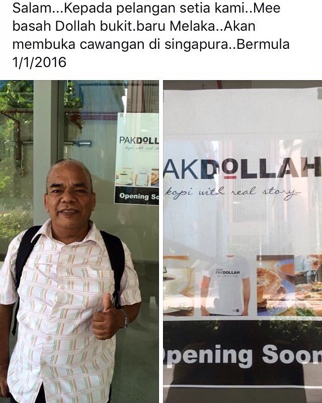 Zainularifin257's tweet photo. Kedai Dollah Bukit Baru terkenal dgn mee basah buka cawangan di Singapore..

#pakdollah #meebasah #melaka #singapore https://t.co/D3J8SkhLZZ