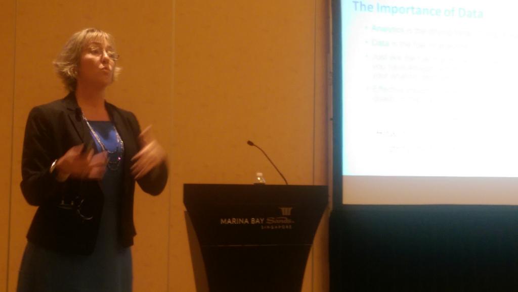 mihalynagy's tweet photo. @IBMSingapore Cheryl is rocking the boat, awesome speaker #wfas2015 #HRanalytics https://t.co/HNgQvZf8Xx