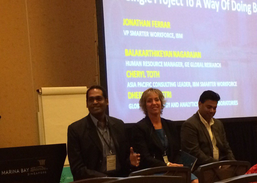bala_karthik's tweet photo. Panel Discussion on scaling HR analytics at Workforce Analytics conference Singapore #wfas2015 https://t.co/ib6g4B7ZFL