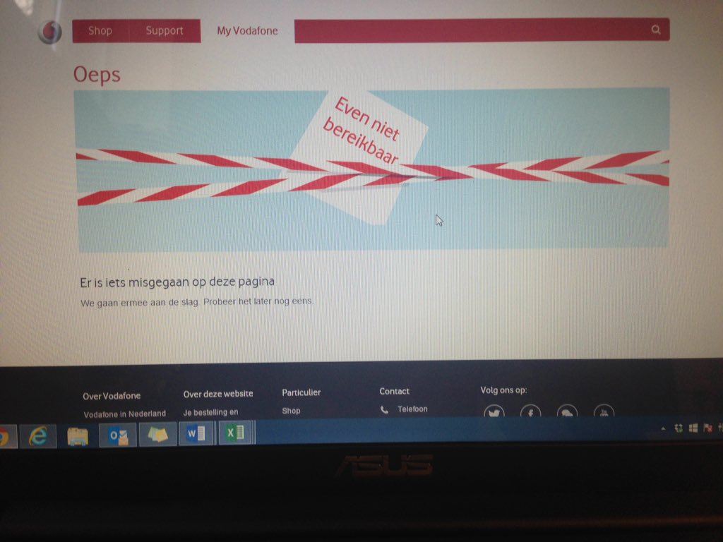 _Philipc's tweet photo. Probeer al 3 dagen m'n abonnement te wijzigen. Krijg keer op keer deze foutmelding? @vodafoneNL https://t.co/R36NdHDMyj