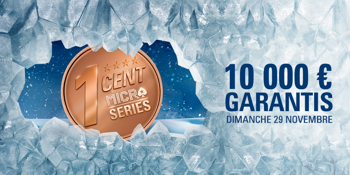 PokerStarsFR's tweet photo. 1 centime - 10 000 € garantis, oui on n'atteindra pas la garantie... #Overlay #MicroSeries
►https://t.co/bmyiW9PQKN https://t.co/KmymHBpcAL