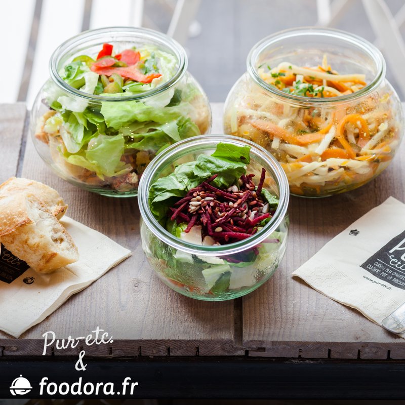 Pour notre pause #dej, c'est healthy et fait maison avec Puretc et <a href="/Foodora_FR/">Foodora France</a>  > bit.ly/1MZuIPh  #paris