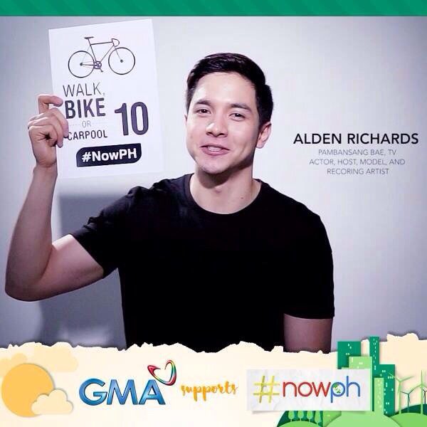 ALDubiansOFC's tweet photo. Alden Is One Of The Ambassadors of @NowPH_org . Love Our Mother Nature. Please Use #NowPH @mainedcm @officialaldub16 https://t.co/gPVew3HtlN