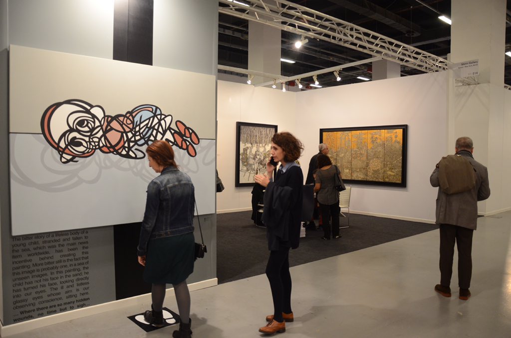 Contemporaryist's tweet photo. #ContemporaryTehran was this years’ #CIFocus, presenting a selection of Tehran’s contemporary art scene. #CI15 https://t.co/4eFa56CNiE