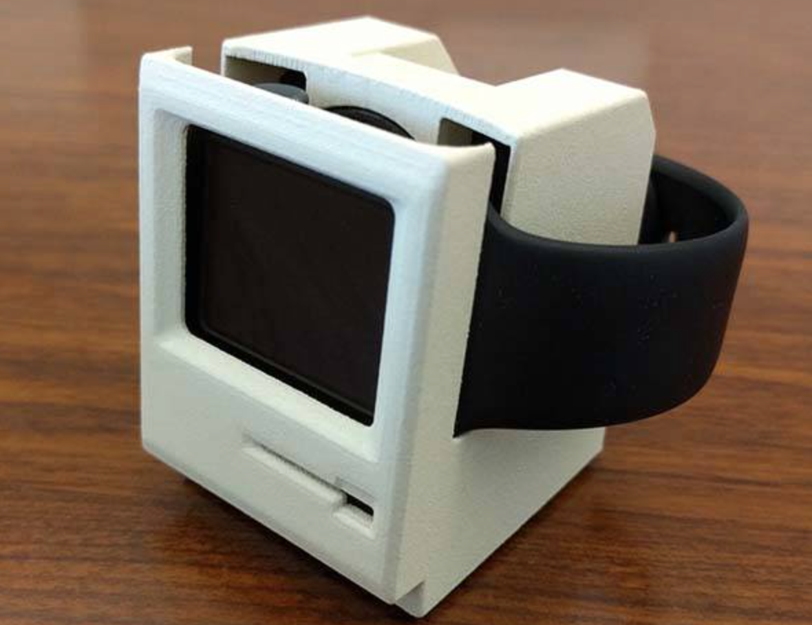 MacFormat's tweet photo. Give your Apple Watch a Macintosh makeover with this 3D-printed stand. https://t.co/OYrgPjI9ry https://t.co/Mhvfn4hweO