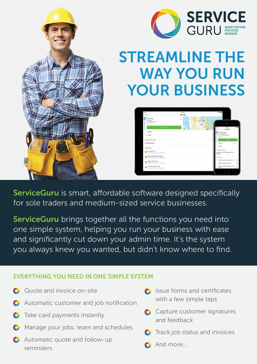 Smart and #affordable #software for #SmallBusiness #ServiceBusiness #SoleTraders #Tradesmen