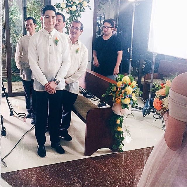 MaineAlden16's tweet photo. © @styleListinc 
BTS @TalkNText TVC
@aldenrichards02 @mainedcm 
#ALDUBApproval 
#NowPH https://t.co/JrwlivVtGr