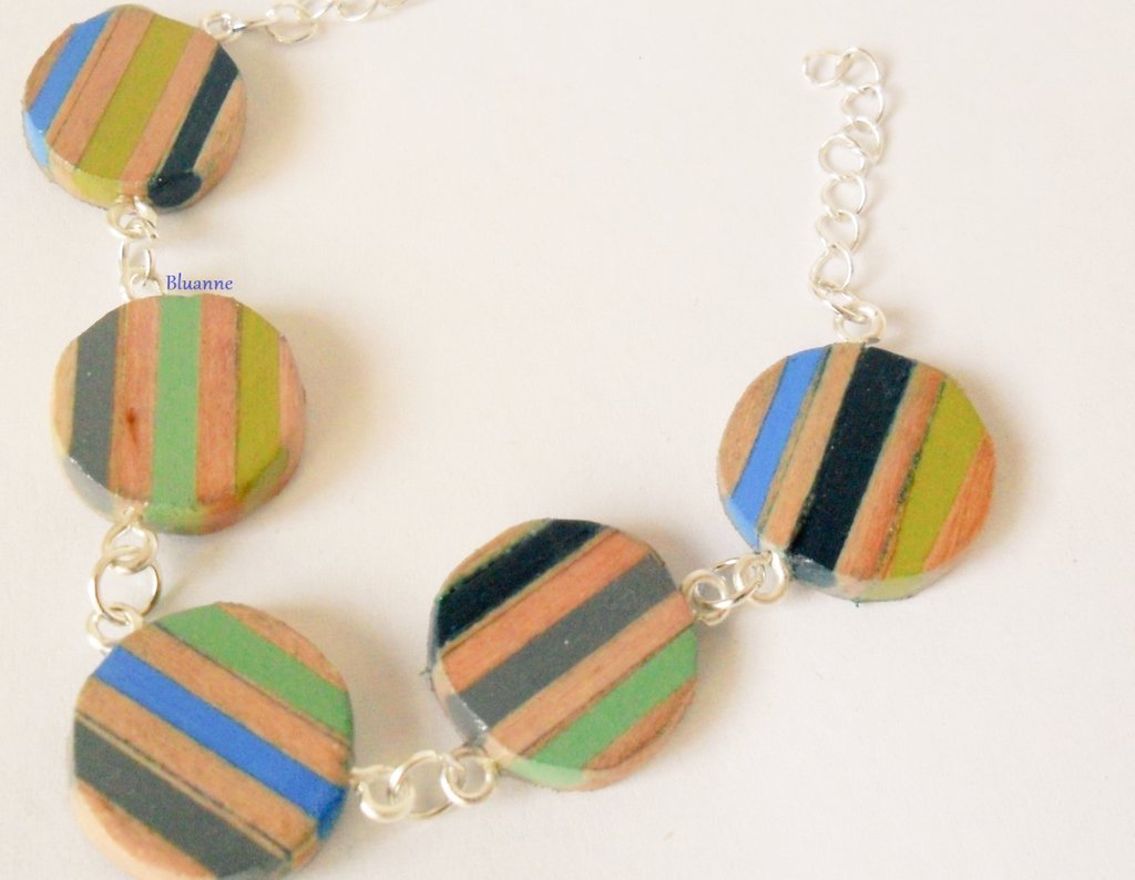 BluanneC's tweet photo. On my Etsy Shop! ! #bluannecolorwood #stripe #fashion2015 #accessories #braceletinwood #recycle #greenenergy https://t.co/YEn3DRmRC0