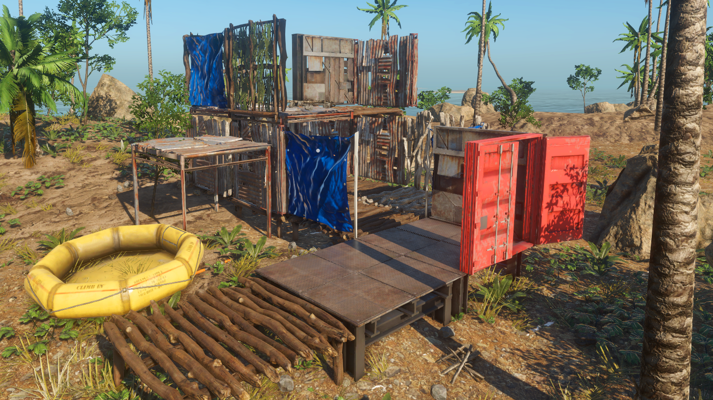 Stranded deep как построить дом на плоту