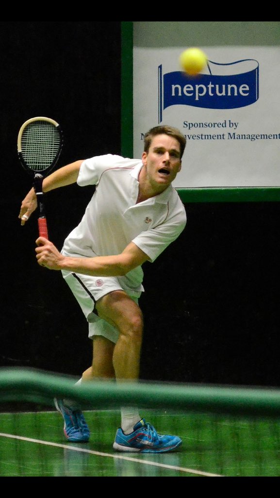 Congratulations to this guy on a stunning double victory <a href="/TheQueensClub/">The Queen's Club</a> #NeptuneBO15 <a href="/USCTA/">USCTA Court Tennis</a> <a href="/TRA_Ltd/">T&RA</a> <a href="/StevenVirgona/">Steve Virgona</a>