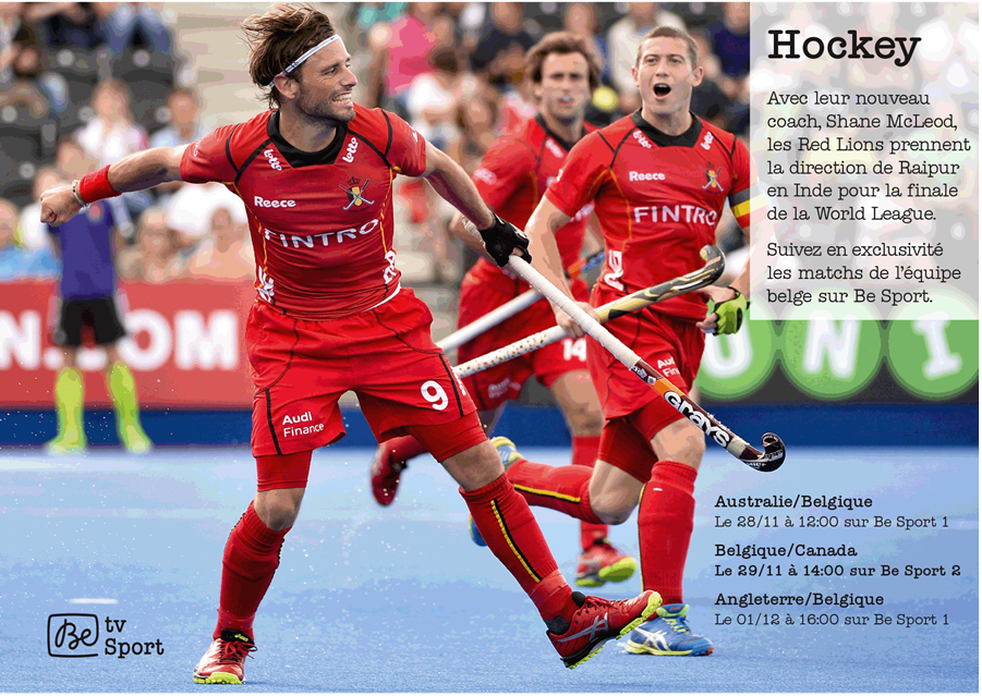 Suivez,  en exclusivité sur Be tv, toutes les prestations des Red Lions à la World League 4 (Raipur) #Hockeybe