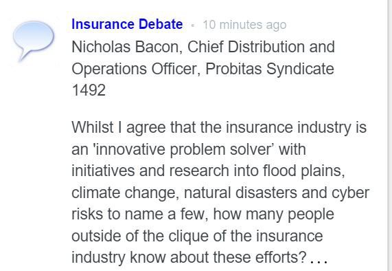 Probitas1492's tweet image. #InsuranceDebate Check out Nick Bacon's comment here: ow.ly/V0RWu  What's your view?