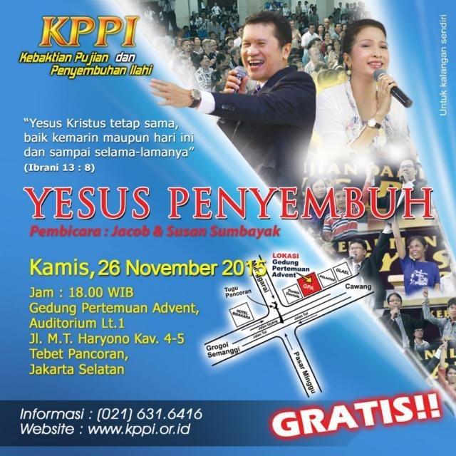 RevivalDepok's tweet photo. KPPI Yesus Penyembuh. Disediakan kendaraan antar jemput. Informasi &amp; penjemputan: Suwandi 081386562142 https://t.co/tFesQUptTI
