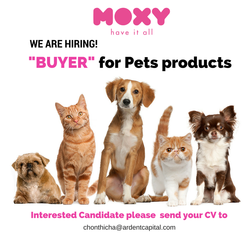 ArdentSea's tweet photo. Moxy is hiring "Buyer" for Pets Products,Experience 1-3 years in FMCG company. https://t.co/XzsZX7p5Mn