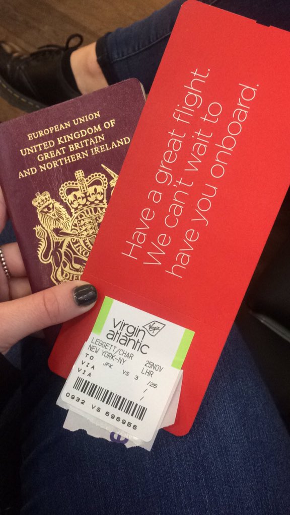 charmay91's tweet image. Goodbye England , hello New York 🗽✈️👭👭