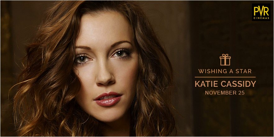 Actress Katie Cassidy turns 30. We wish this lovely actress a very happy birthday.  