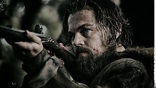 repubblica's tweet photo. "The Revenant", il cacciatore di Oscar Leonardo DiCaprio ci riprova https://t.co/Fvh963h65y https://t.co/bkRv58gCRB