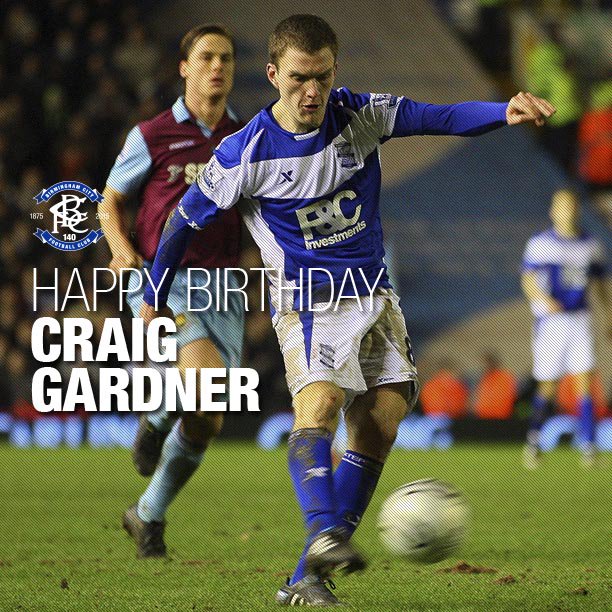 Happy Birthday Craig Gardner, who turns 29 today! 