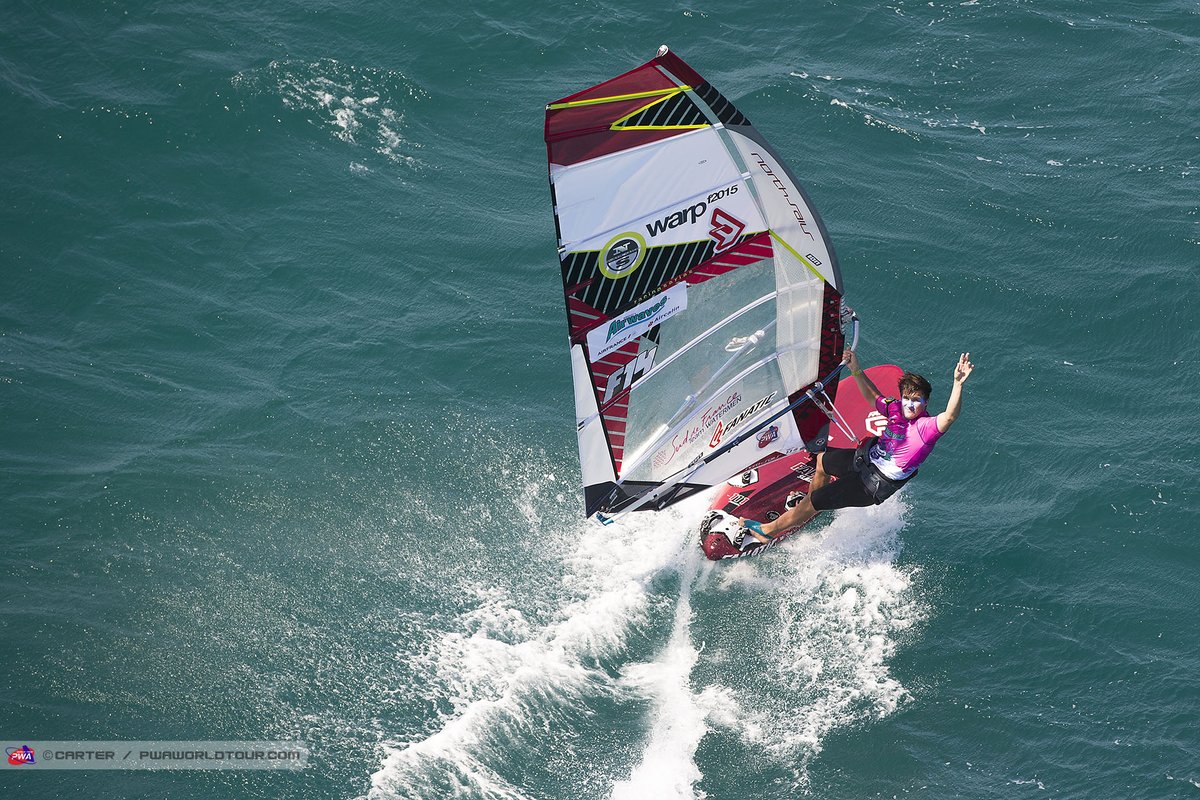 duotonewindsurf's tweet photo. @pierremortefon 1st after 2 eliminations at the PWA Slalom Airwaves Noumea Dream Cup. Big congrats! #NorthWindsurf https://t.co/uyrKLs77HO