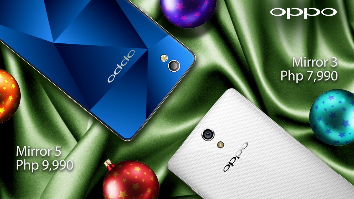 OPPOPhilippines's tweet photo. A spark of brilliance & a new dimension for every budget. Which OPPO Mirror phone is for you? #Mirror5 #Mirror3 https://t.co/RdC4aKS3W1