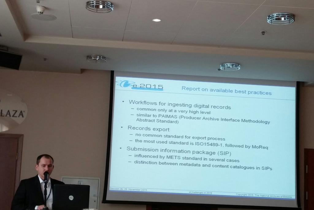 anna_palaiologk's tweet photo. Presentation of the @earkproject on interoperability among SIP platforms at the @eChallenges Conference https://t.co/MVuZ8XFdS9