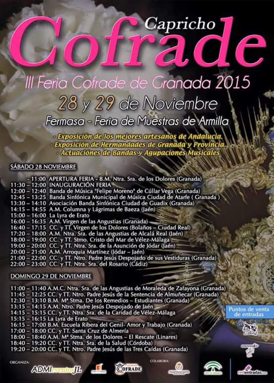 G_JCautivo's tweet photo. Este fín de semana estaremos un año más en la Feria Cofrade de @CaprichoCofrade https://t.co/FZ6fey13FZ