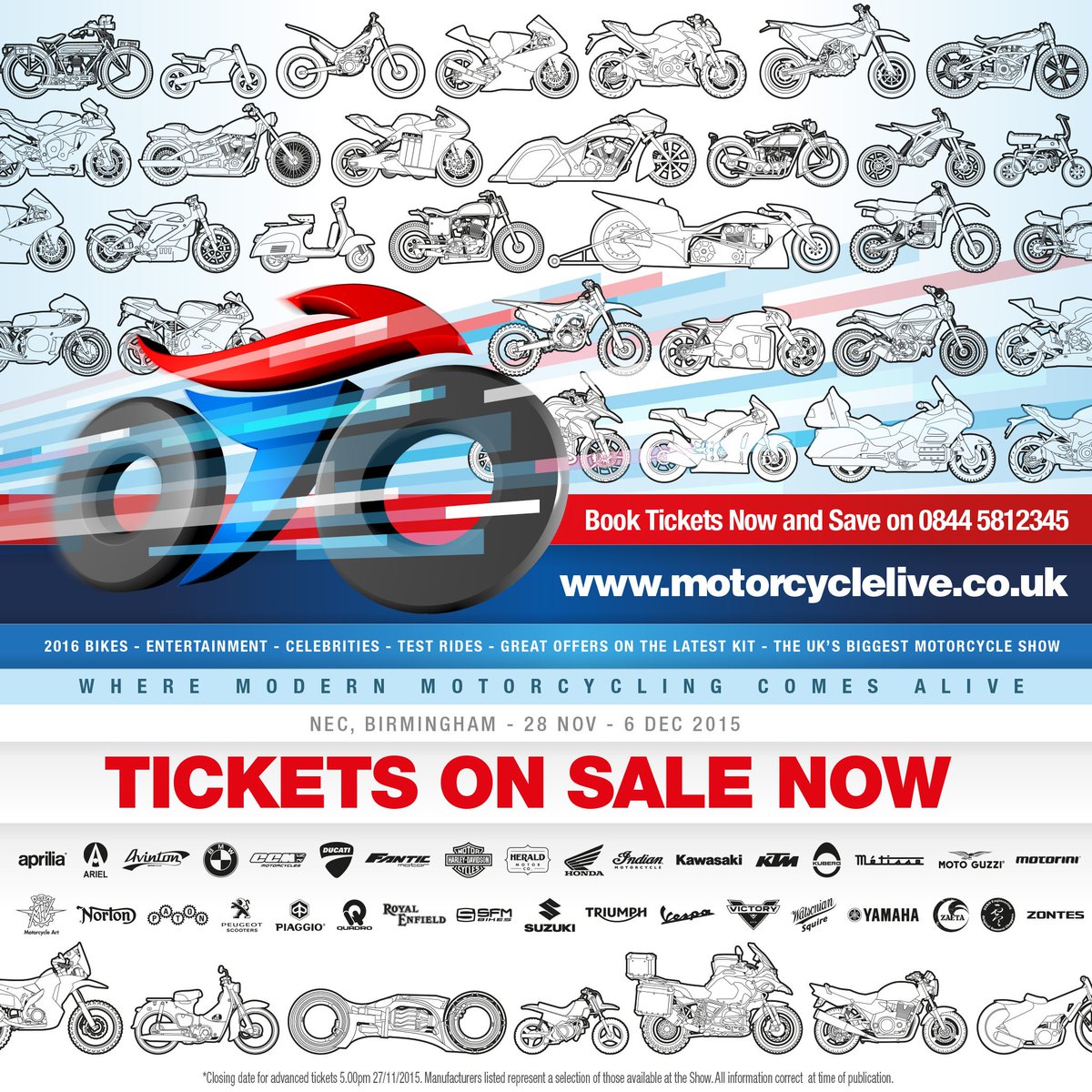 motorcyclelive's tweet photo. Three days to go until #MCLComesAlive! RT to win a pair of tickets to the show. Winner chosen at random at 4pm. https://t.co/nHjCNDWSKc