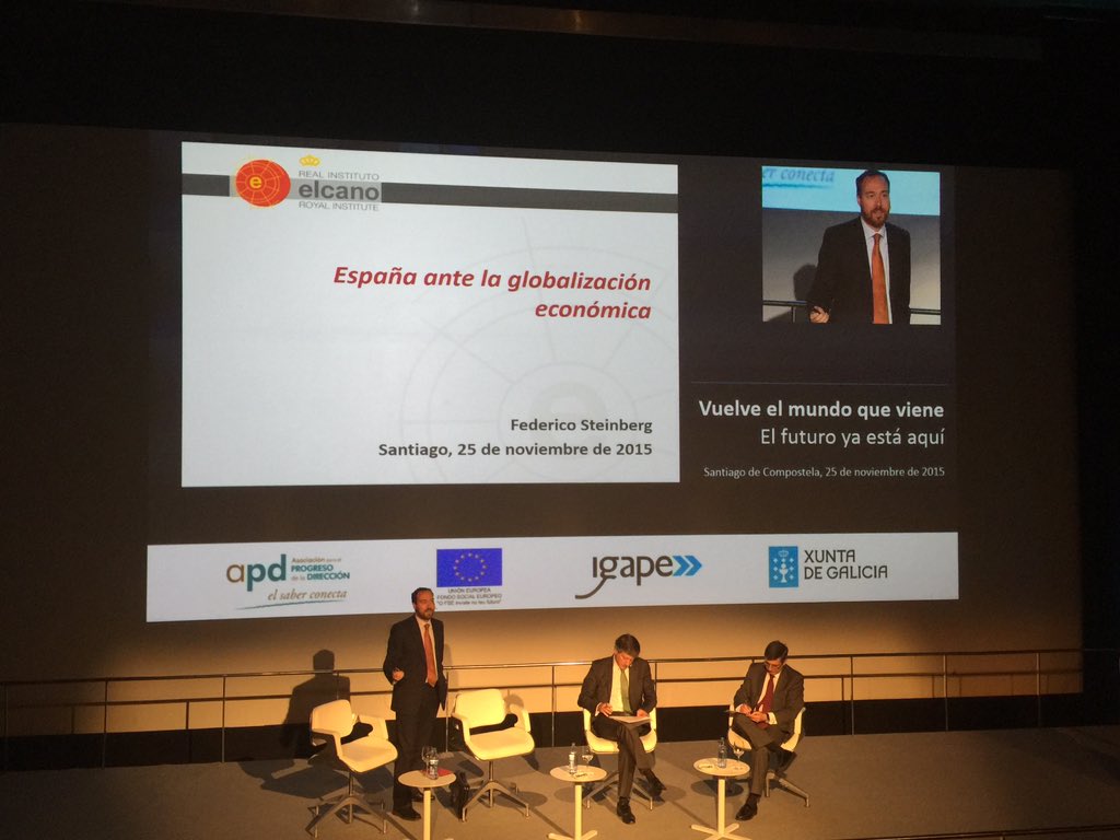 deliodiaz's tweet image. Federico Steinberg: 2.500 millones de personas que en los años 80 no producían, ahora sí lo hacen