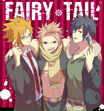 GrayIcecube's tweet photo. When FairyTail's boys have a night out its a sign of doom for Villains https://t.co/oAzEoPXw4M